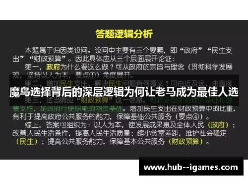 魔鸟选择背后的深层逻辑为何让老马成为最佳人选